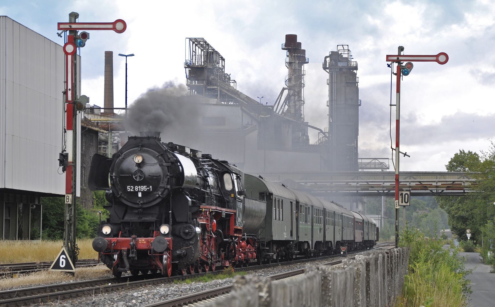 52 8195 an der Maxhütte in Sulzbach-Rosenberg