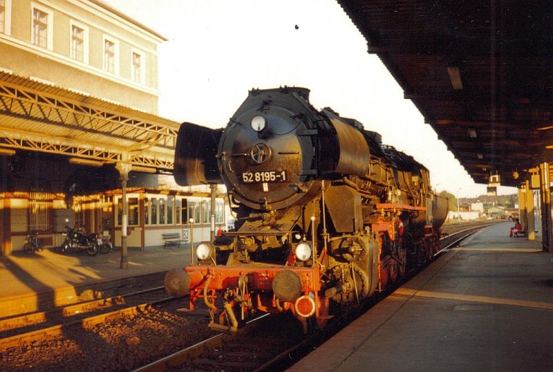 52 8195 in Bautzen beim Plandampf