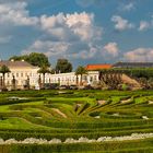 5236N Herrenhäuser Gärten mit neuem Schloss Panorama