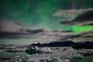 Polarlicht an der Lagune Jökulsarlon by birdy55