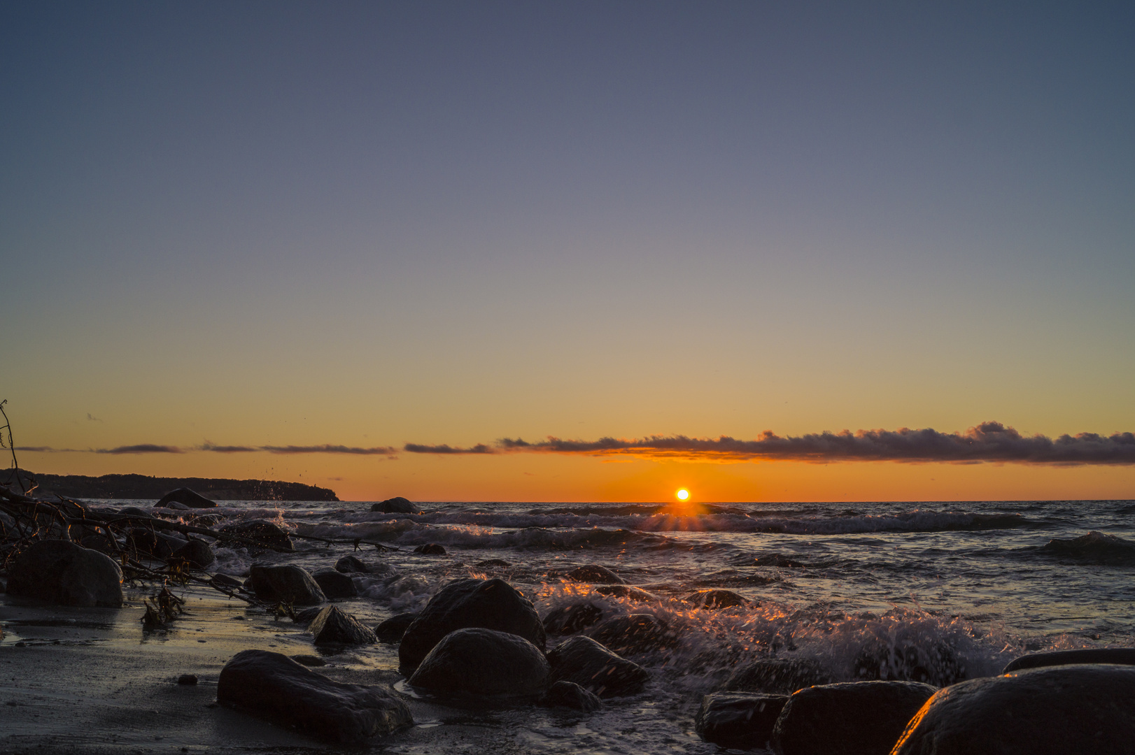 ++++ 5:25 Uhr Strand bei Lobbe / Rügen ++++