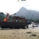 Ilha Grande - o barco e o papagaio