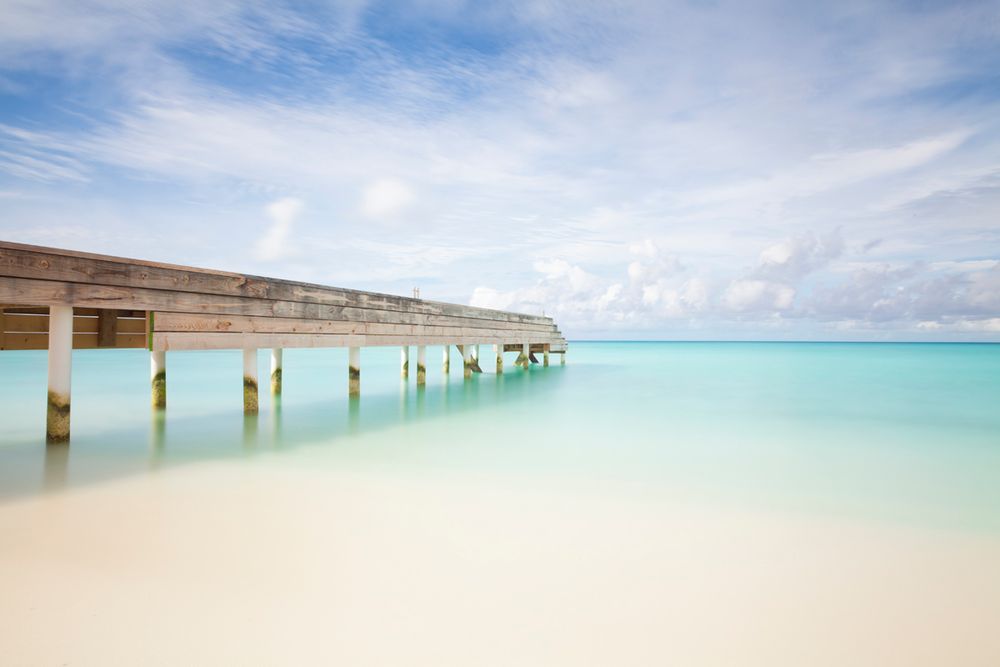 Maledives - lonely jetty von Pixographix 