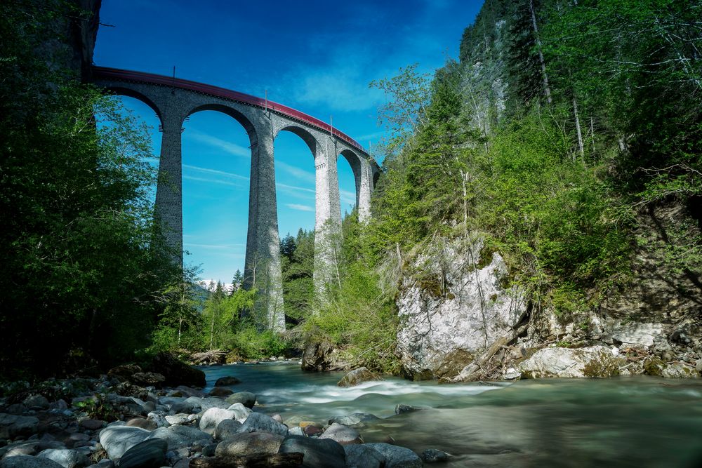 Landwasserviadukt der Rhätischen Bahn von RO_FU