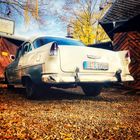 55er Chevy Bel Air im Herbst