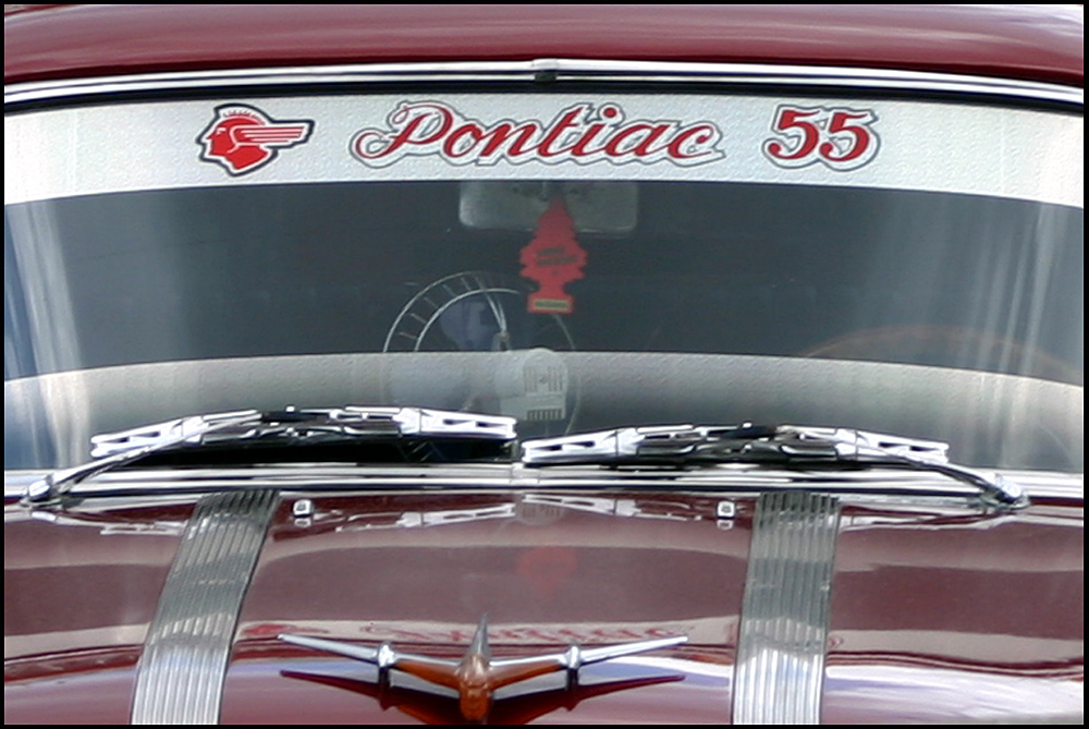 55er Pontiac,.........mit Duftbäumchen