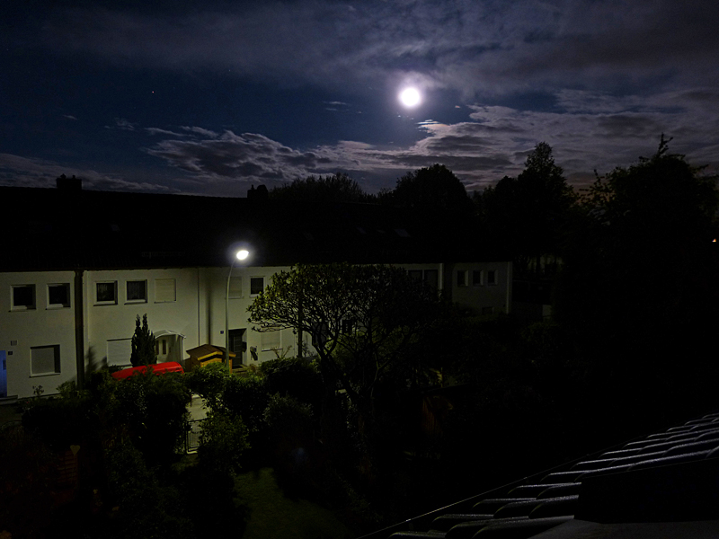 5./6. Mai - Blick vom Fenster