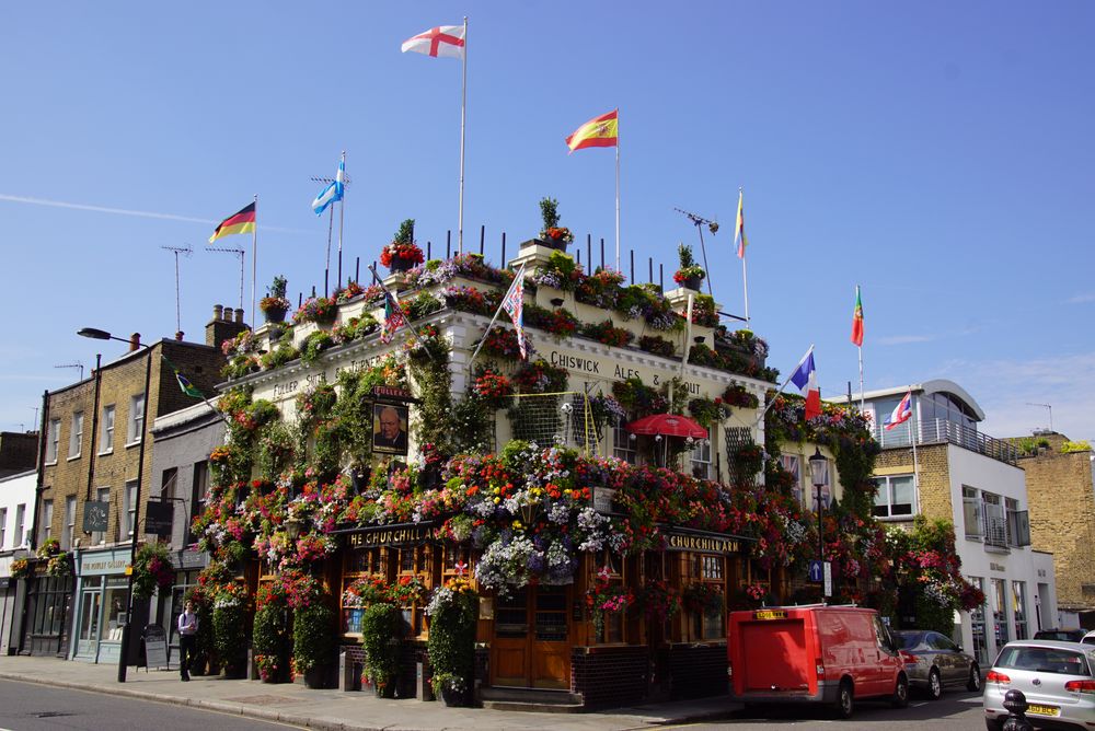 The Churchill Arms London von Möniich