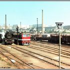 58 3006 und 120 025 im damals vollen Güterbahnhof Gera