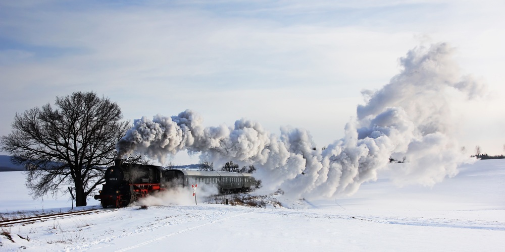 58 311 mit Fotozug unterwegs Löbau-Ebersbach