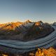 Sonnenaufgang am Aletschgletscher