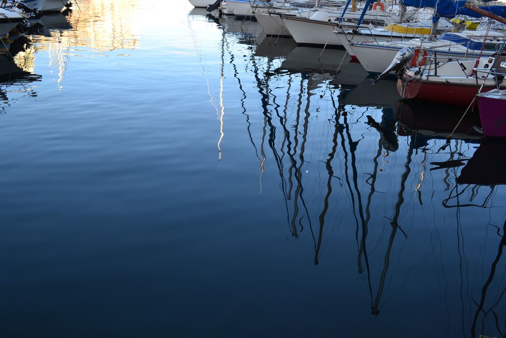 Reflets de mâts de Marie Mora 