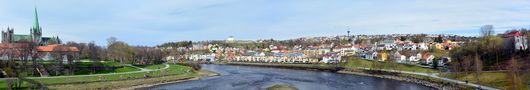 Panorama Trondheim von Recki