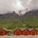 Rote Huser in Norwegen