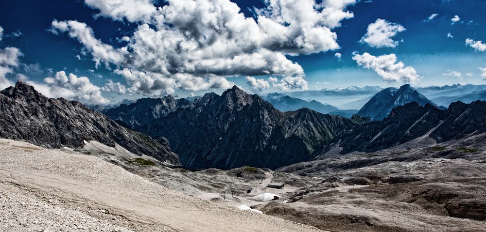 Berge und Wolken von G. Funk