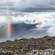 Regenbogen in den Rocky Mountains