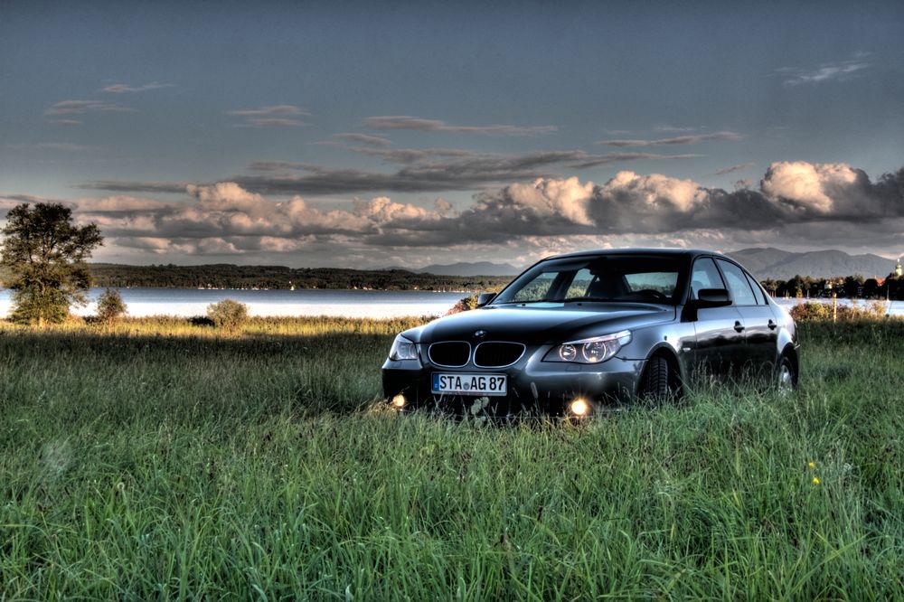 5er BMW am Starnberger See