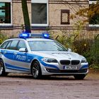 5er BMW der Polizei Hamburg zurzeit stationiert am PK33