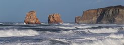 LES JUMEAUX ET LA FALAISE de Josiane64 