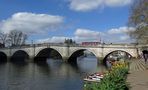 Richmond_Blick-auf-Themse und Richmond-Bridge di Katjuschka W.