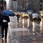 5th avenue bei regen - new york