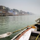 6 Uhr morgens am Ganges.