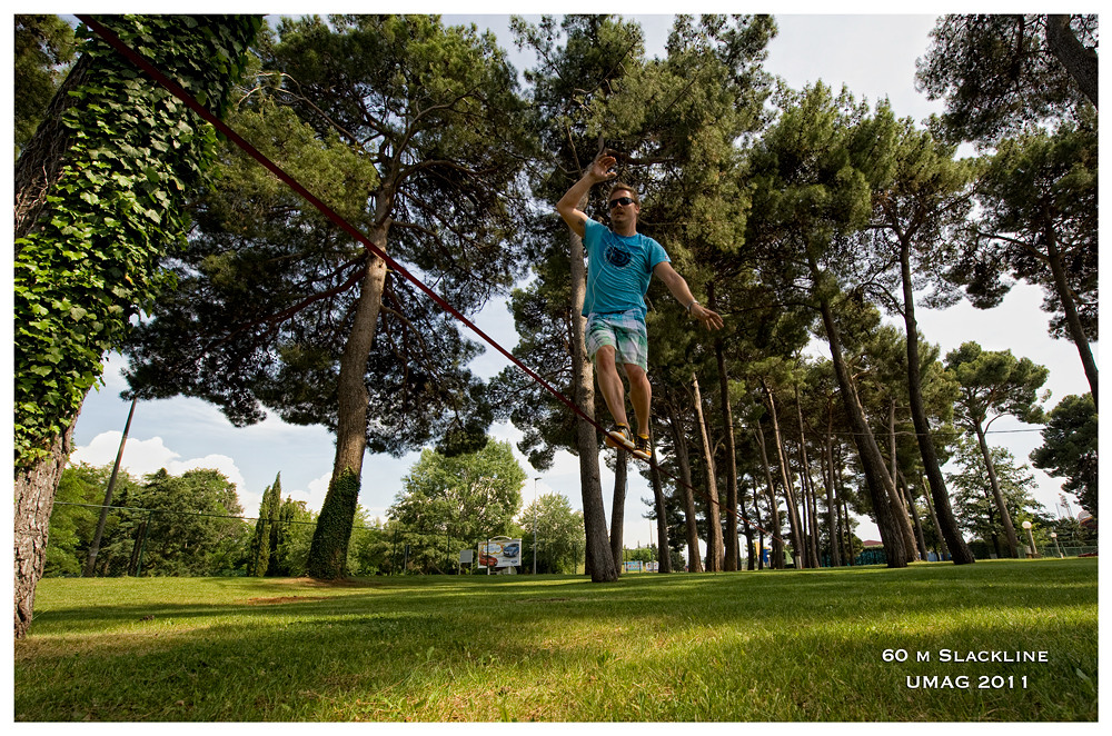 * 60 m * SLACKLINE