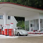 60er Jahre Tankstelle