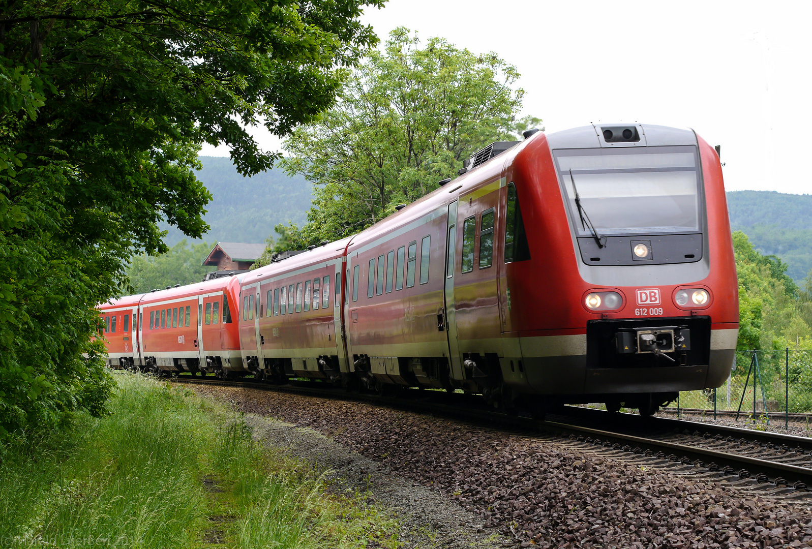 612 009 auf dem Weg von Hannover nach Halle/ Saale...