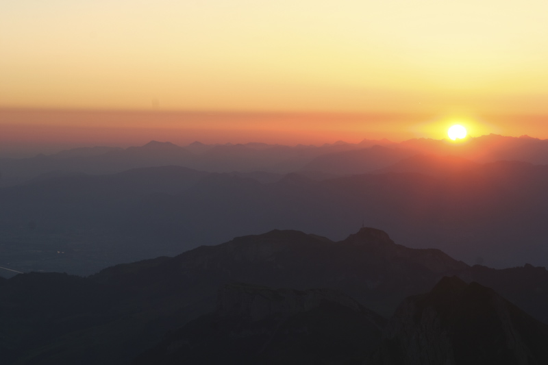 6.15h auf dem Säntis (CH)