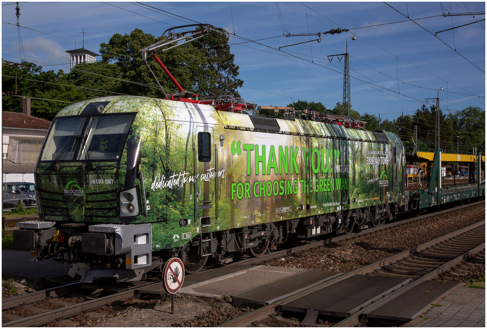 6193 087 TXLogistik "THANK YOU! FOR CHOOSING THE GREEN WAY!"