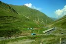 Landschaft im Norden Georgiens von Elisabeth Hase