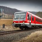 628 auf der Taubertalbahn