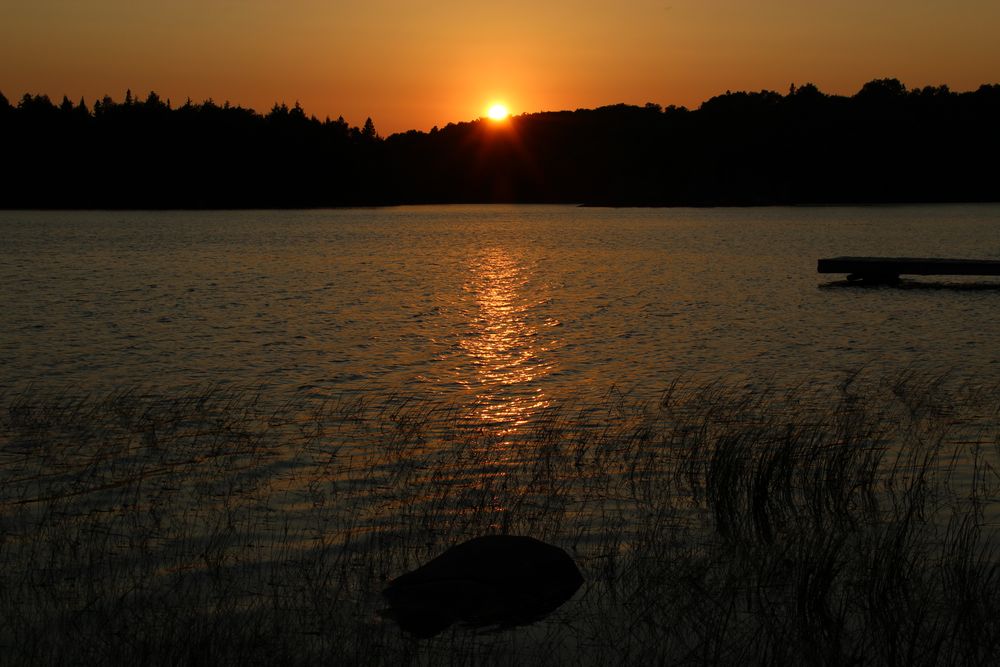 Abendstimmung Algonquin Park Canada von Michael Hörster