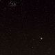 Plejaden (Siebengestirn) und Komet Lovejoy