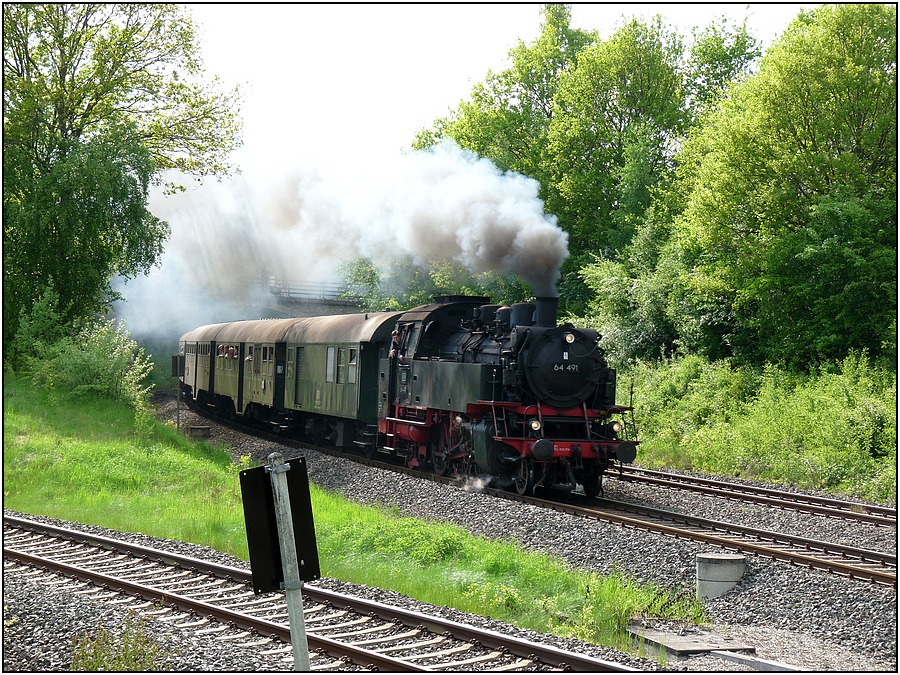 64 491 am Beginn der Schiefen Ebene