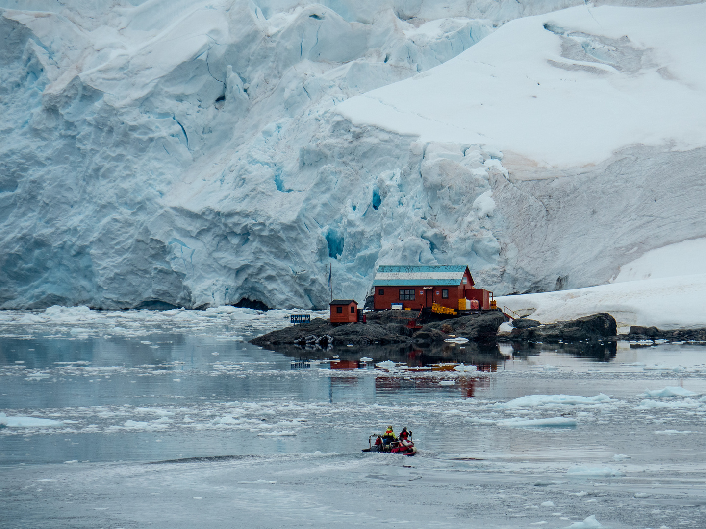 64° 53' 44" S, 62° 52' 15" W - Base Brown, Paradise Harbour, Antarctica