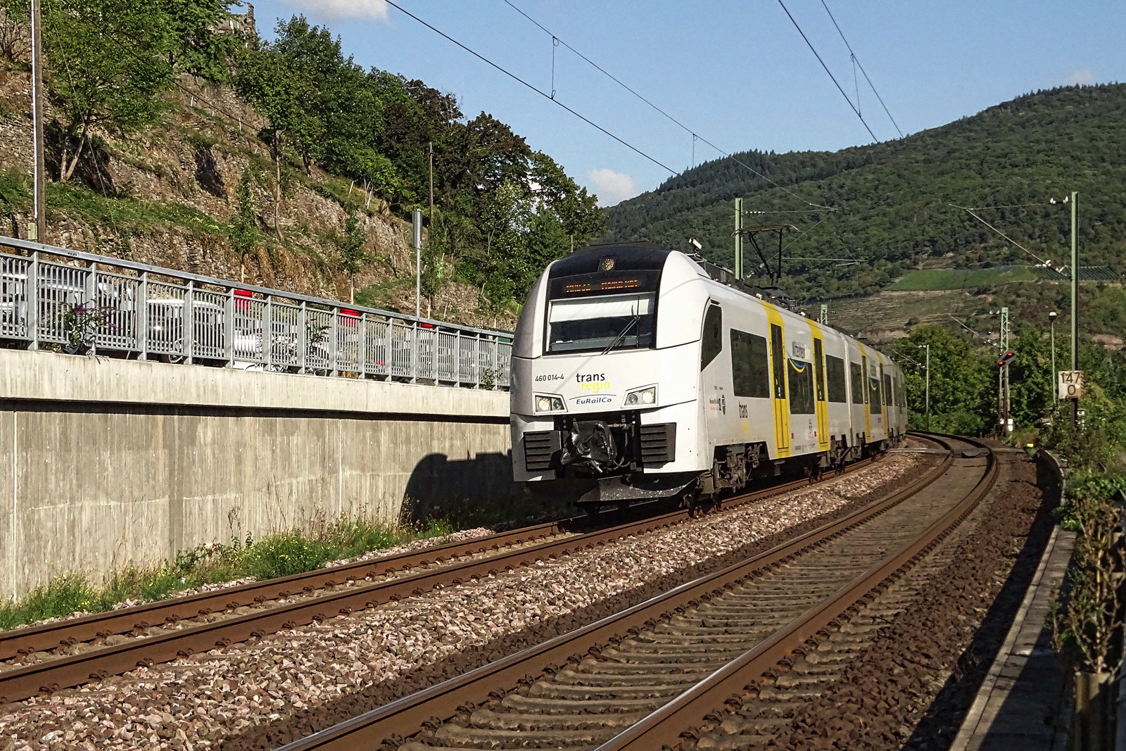 640 014-4 transregio im Rheintal bei Trechtingshausen