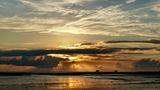 Borkum  -  Ein Tag geht stimmungsvoll zu Ende (700stes Inselfoto) by Reinhold Müller