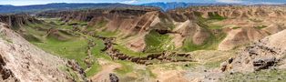 Usbekistan - Landschaft zwischen Termez und Baysun von blick.ralf