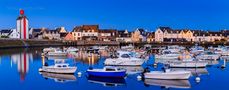 Blaue Stunde in Guivinec, Bretagne von Gabi E. Reichert