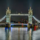 6792TZ-6800TZ Tower Bridge Nacht beleuchtet London England Panorama