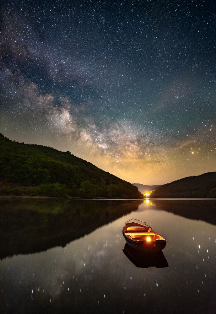 Die stille Nacht am Edersee de Evgeni Tcherkasski