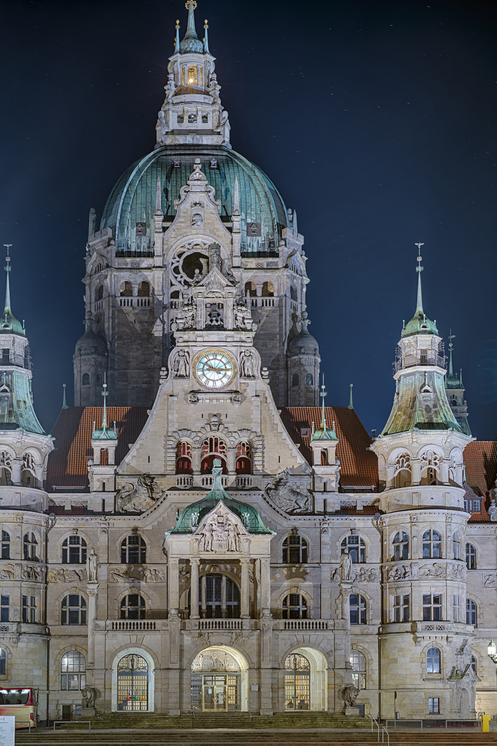 6914R-20R neues Rathaus Hannover beleuchtet