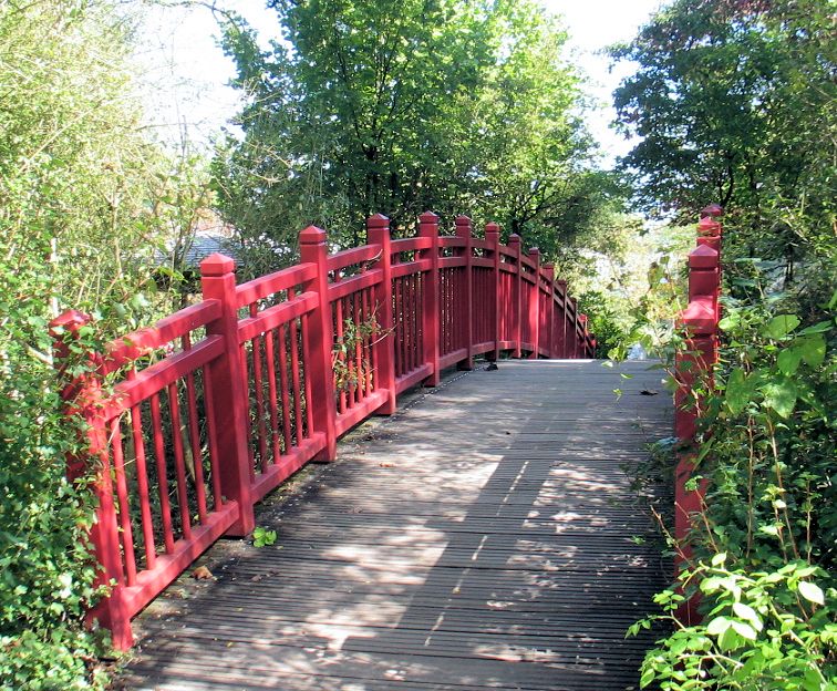 Japanische Brücke von Schnappschussfotografie95448