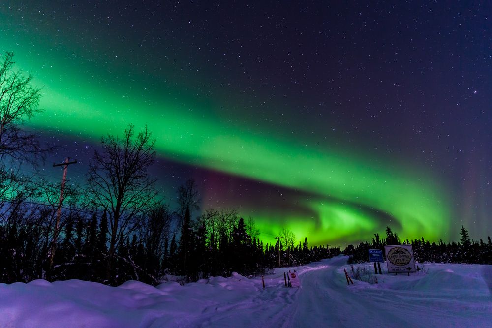 Aurora Borealis in Alaska von Peter Reinold