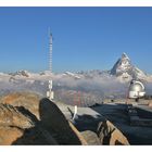 (7) Gornergrat: 6 Uhr 53... das Panorama mit Toblerone !