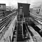 7-Scape No. 12 - Flushing-Bound 7 Train Approaches Queensboro Plaza Station