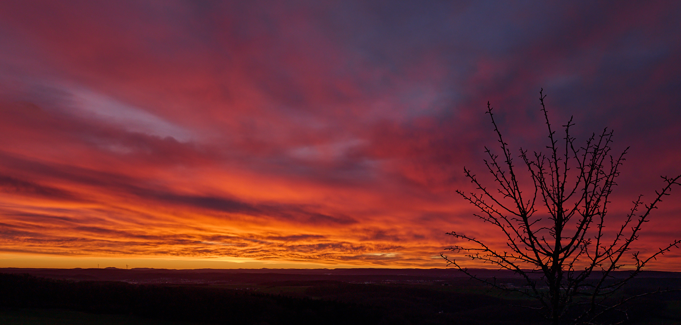 7 Uhr 40 am 16.01.2023 eine 3/4Stunde vor Sonnenaufgang konnte...