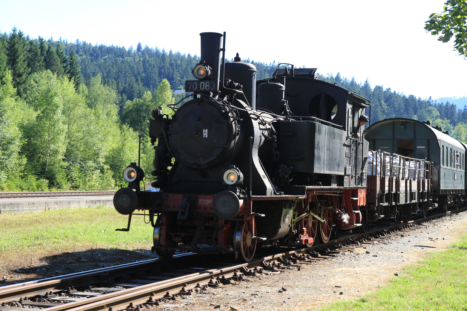 70 083 beim Umsetzen